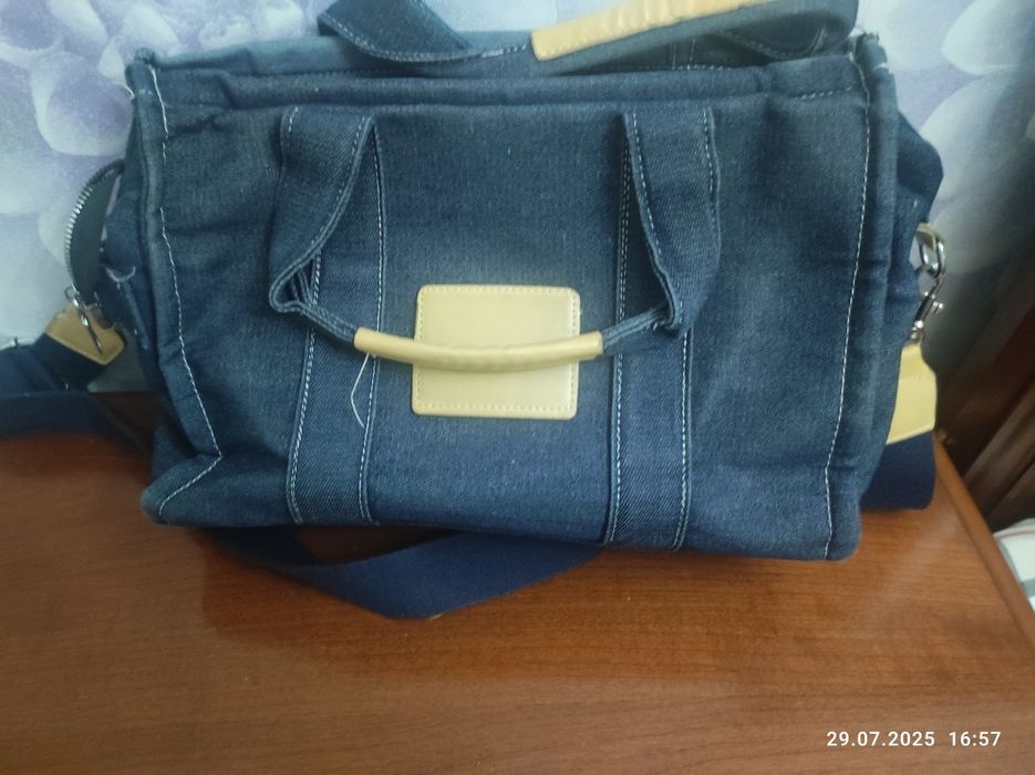 Сумка джинсова б/у