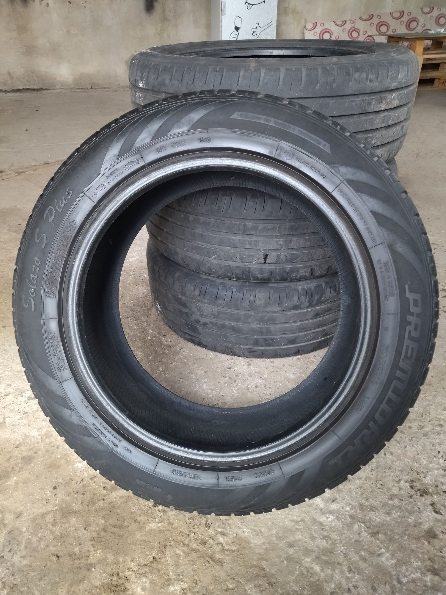 Продам Шины Летние Премиори solazo s plus 235/55/18