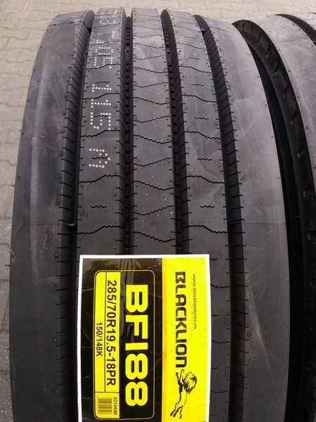285/70R19,5 BlackLion BF188 NOWE na Przód C.Brutto Montaż Gratis!