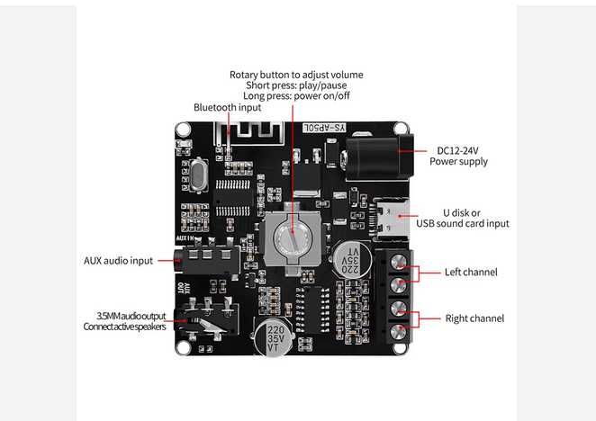 Підсилювач Sienwiny YS-AP50L APP c Bluetooth CS8673E