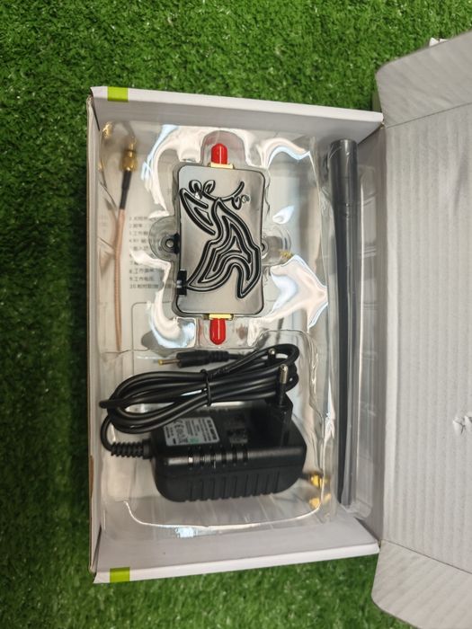 Wzmacniacz sygnału wi-fi 4w np. echosady łodzi zanętowej