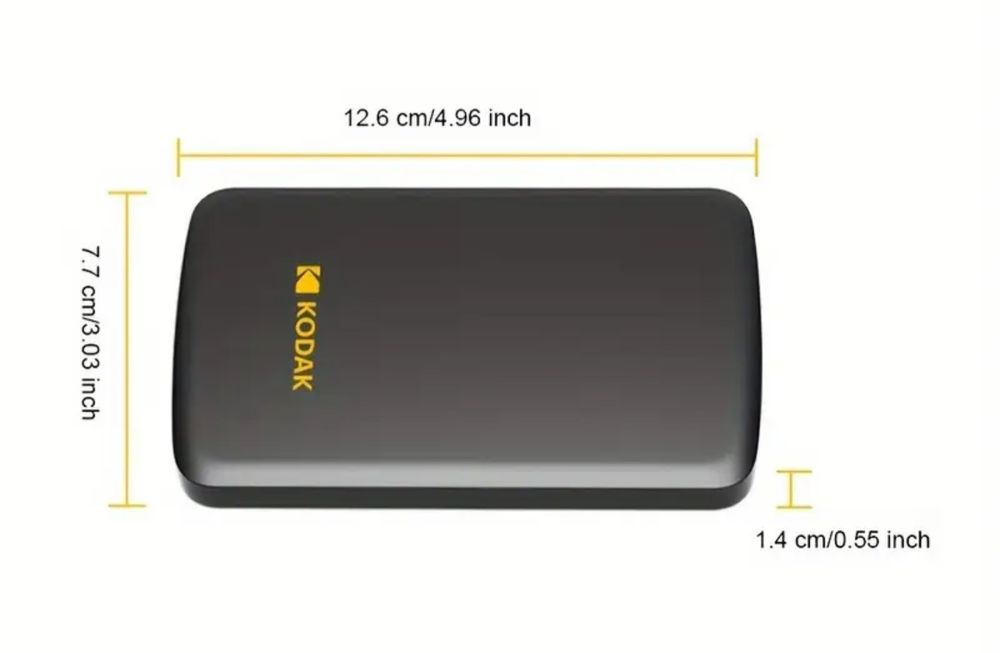 Портативний жорсткий диск 500GB. Зовнішній пристрій для зберігання дан