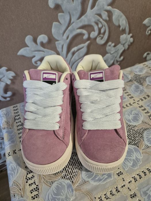 Жіночі кросівки Puma Suede XL  Рожеві