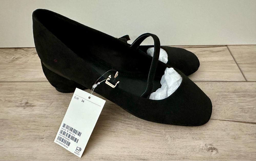 Baleriny H&M w stylu Mary Jane