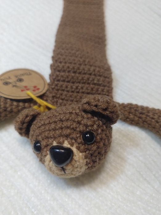 Zakładka do książki Miś na szydełku