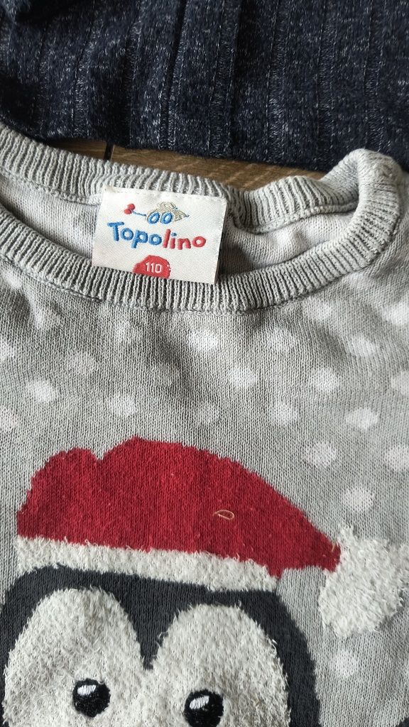 Zestaw 110 sweterki i spodnie 4 sztuki