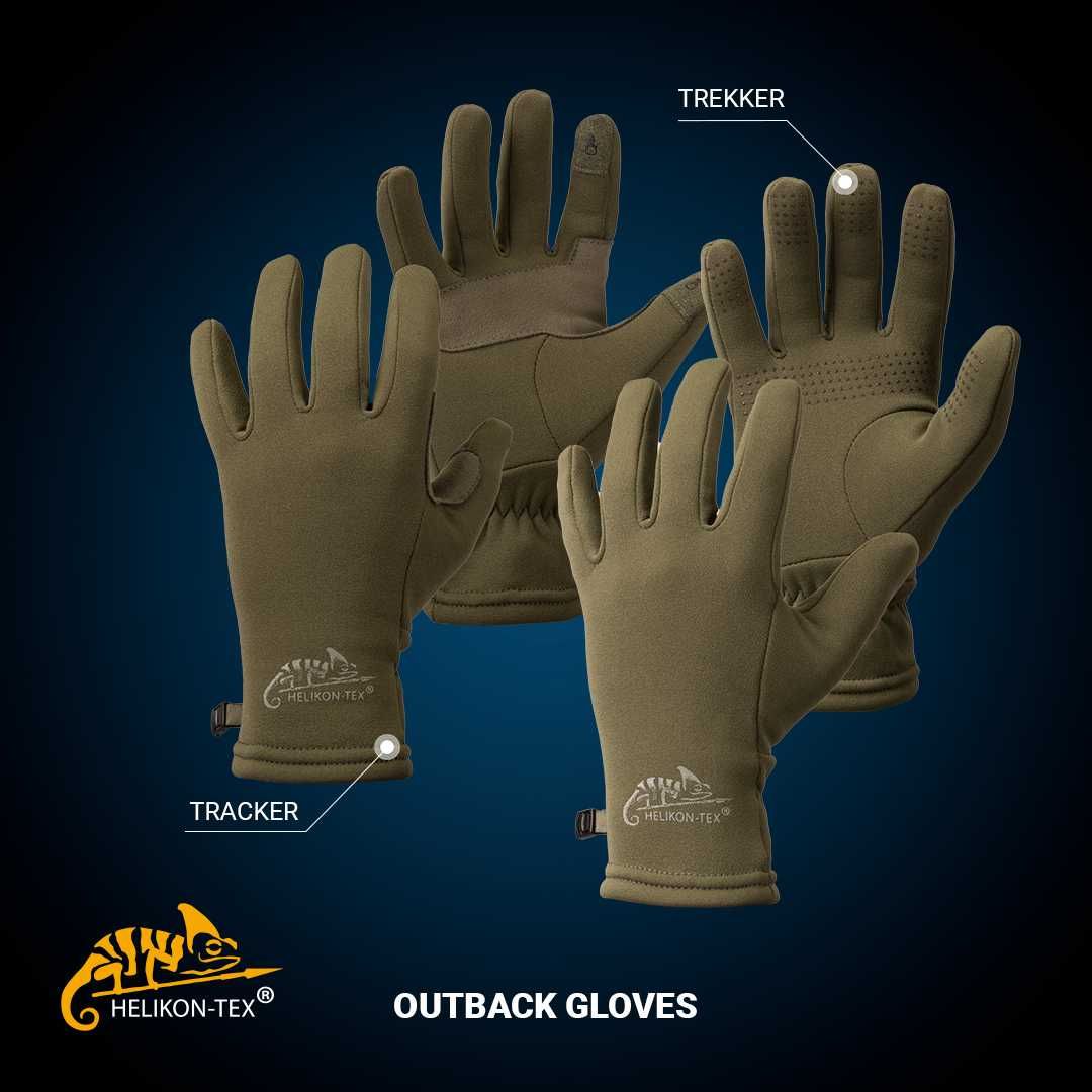 Helikon Tex TRACKER рукавички туристичні перчатки RK-TCO-RP тачскрин