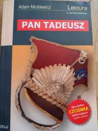 ,," Pan Tadeusz" Adam Mickiewicz lektura z opracowaniem