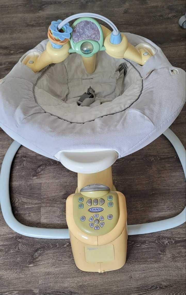 Дитяча гойдалка електронна Graco Sweetpeace безкоштовна доставка