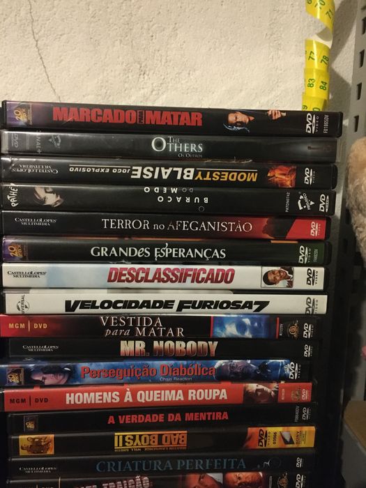 Grande lote de DVDS originais 68 dvds