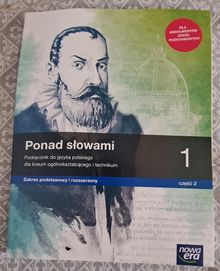 Język polski Ponad Słowami 1 część 2 podręcznik nowy