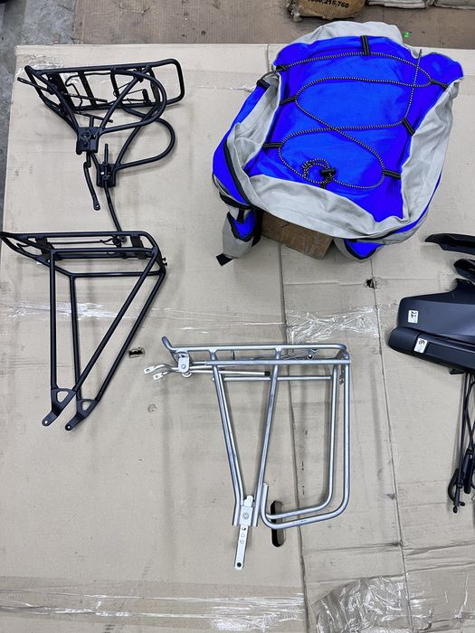 вело крылья болотники багажники подношки  подсиделы рули выносы седла