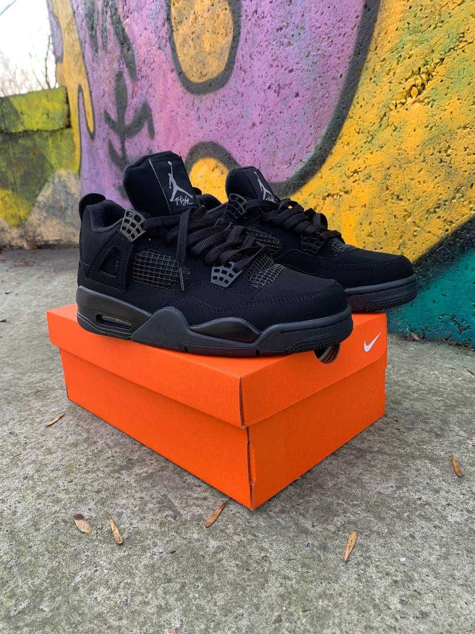 Buty Nike Air Jordan retro 4 black cat rozmiar 36-45