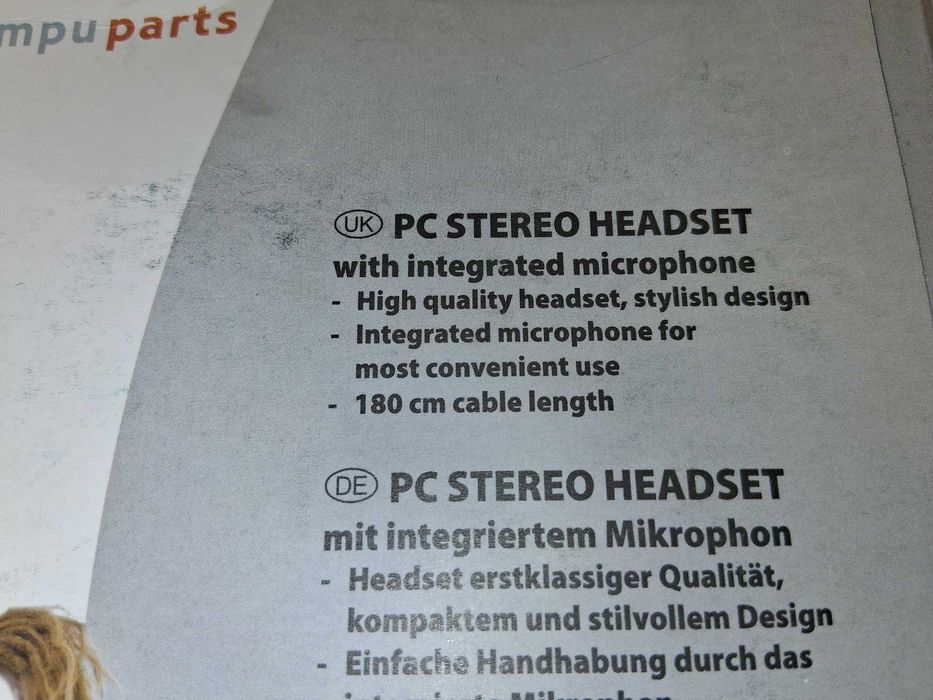 N178 PC Stereo Headset Słuchawki Z Mikrofonem Komputer