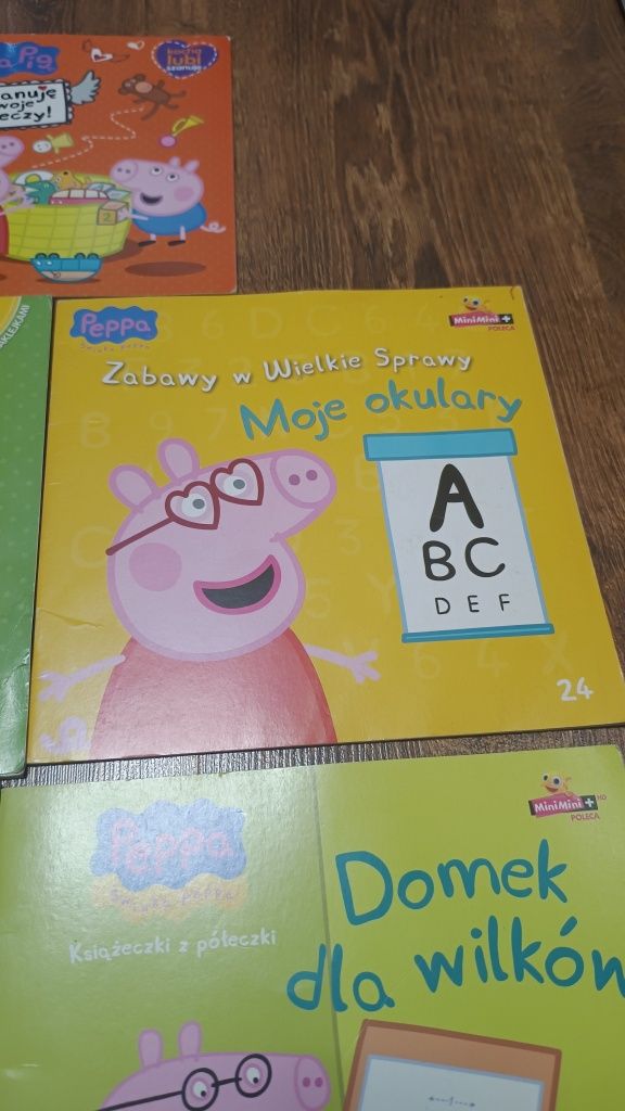 Zestaw książeczek dla dzieci Świnka Peppa 5 sztuk