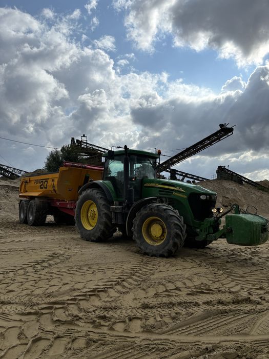 Usługi koparką ładowarką minikoparką transport piasek żwir