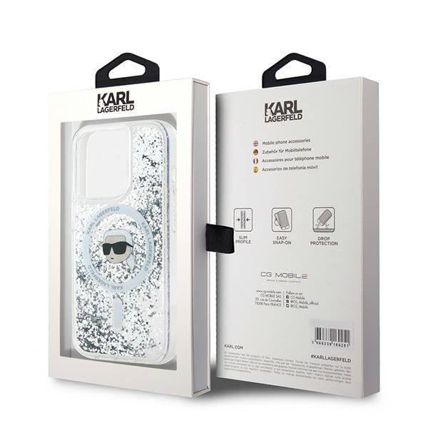 Karl Lagerfeld KLHMP15XLGKISGH iPhone 15 Pro Max 6.7" hardcase transp