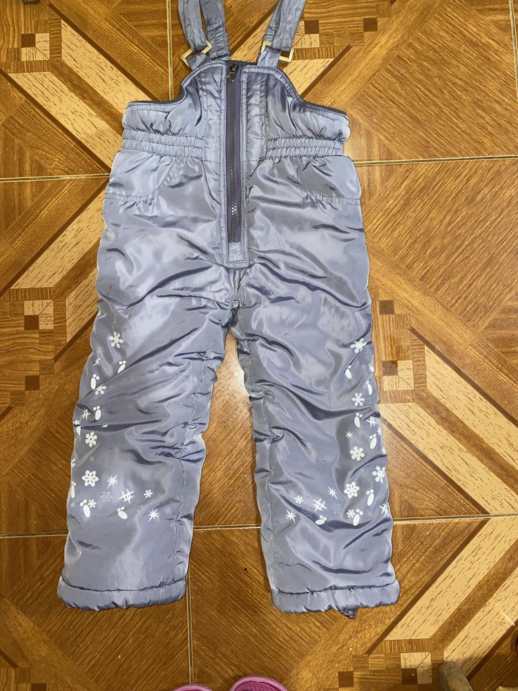 Зимние штаны для девочки 80-86 см