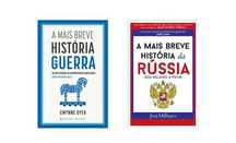 A Mais Breve História da Guerra/ .. Breve História da Rússia -Desde 9€