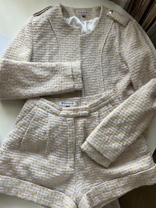 Твідовий костюм шорти піджак Weannabe