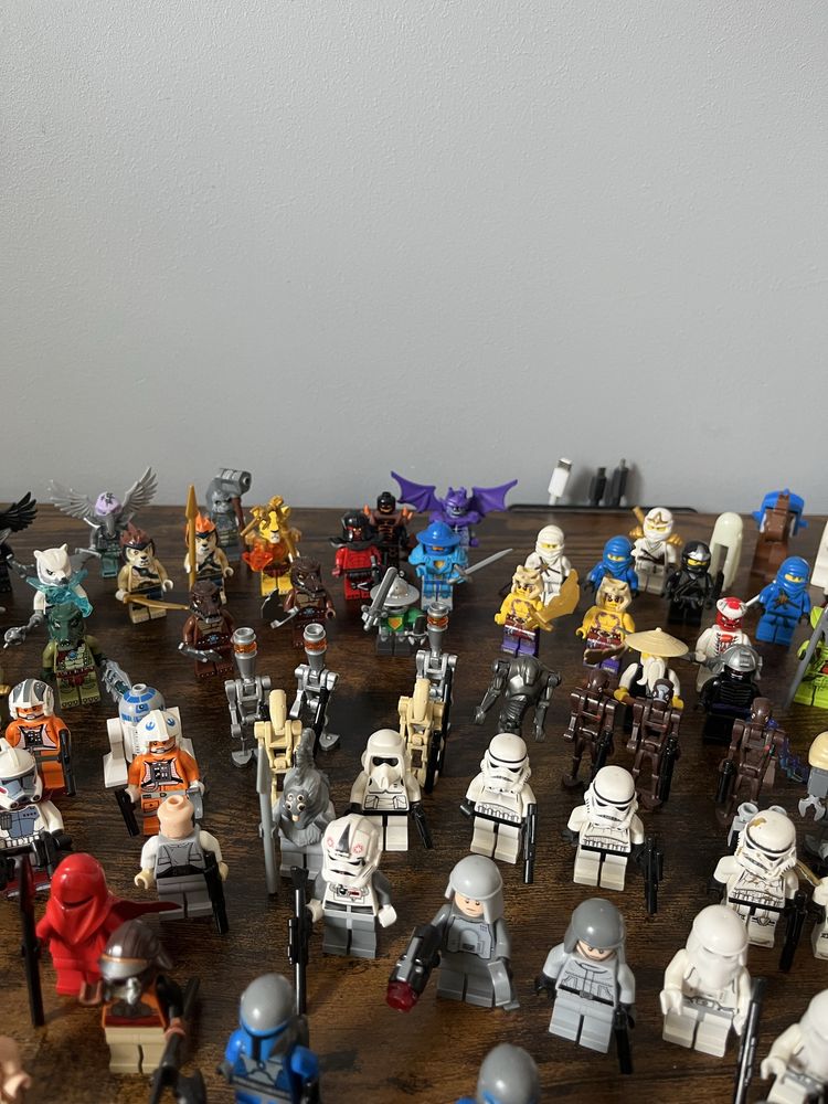 Minifigurki Lego - różne serie: star wars, ninjago, chima, castle itp.