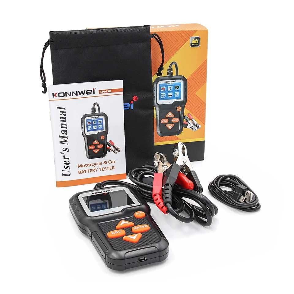 Tester Do Akumulatorów 6V 12V Konnwei KW650