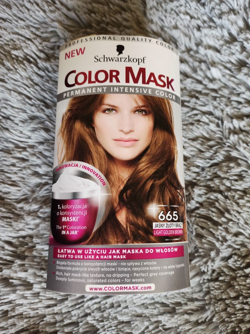 Color Mask Schwarzkopf 665 jasny złoty brąz