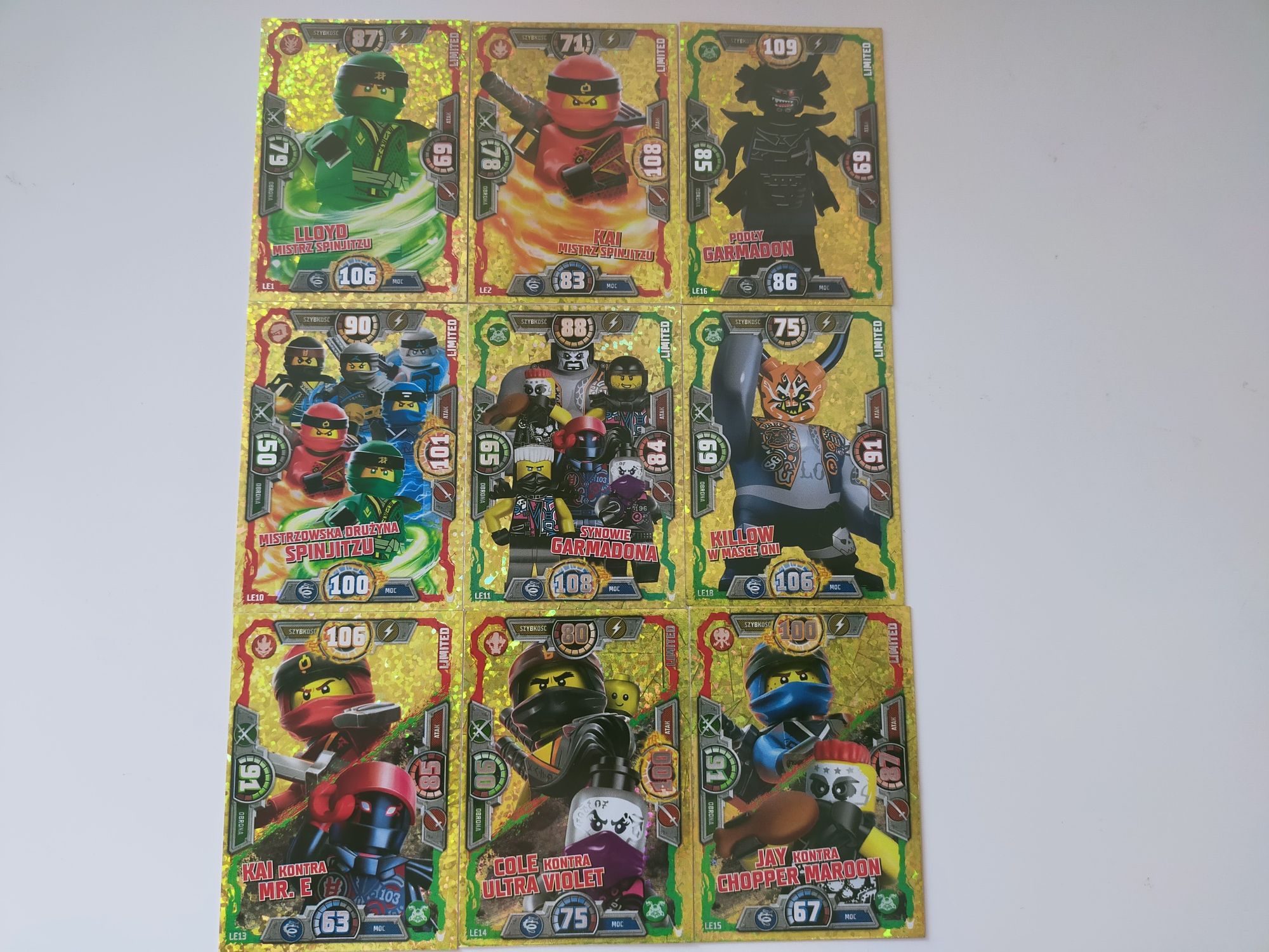 Karty Limitowane LEGO Ninjago seria 3