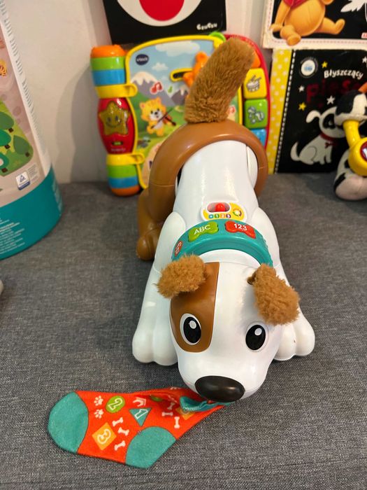 Fisher-Price edukacyjny piesek Książeczka pilot 15szt