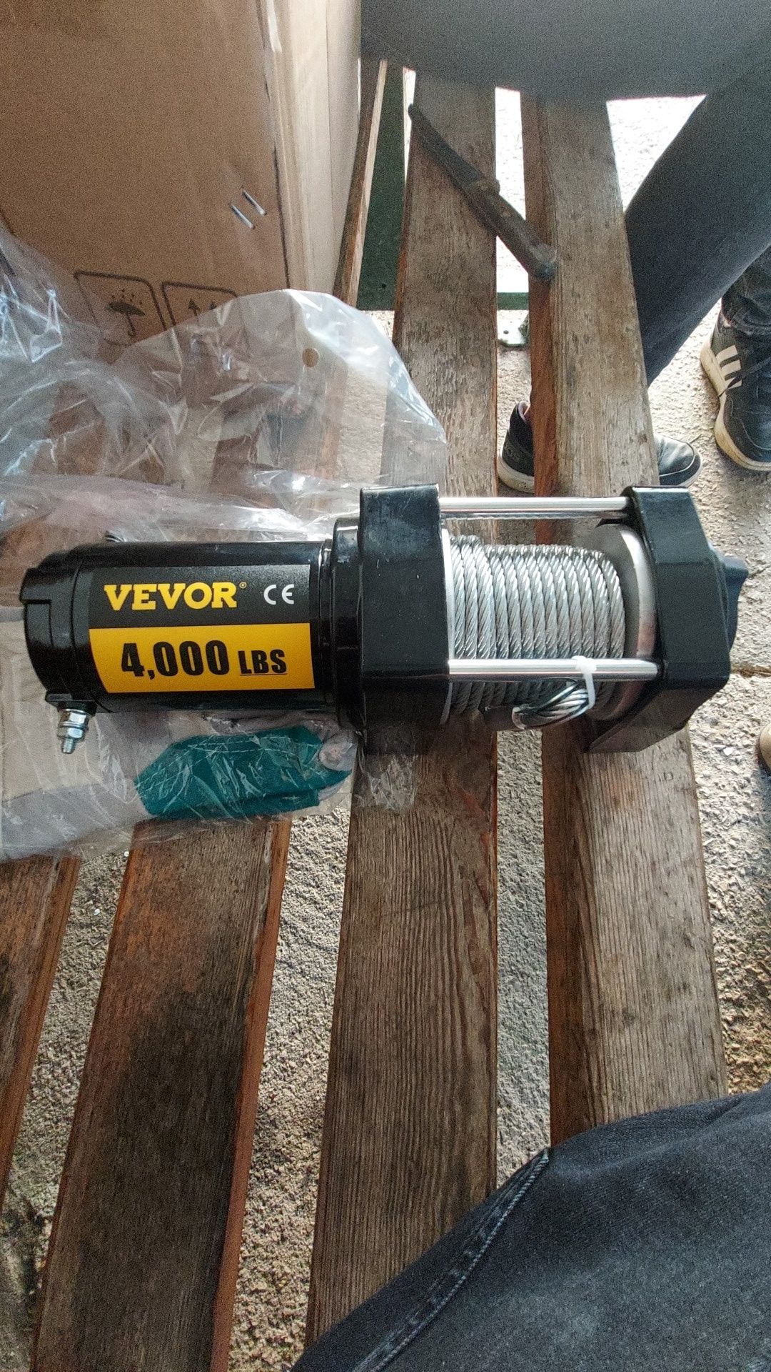 Guincho elétrico 12v 4000lbs