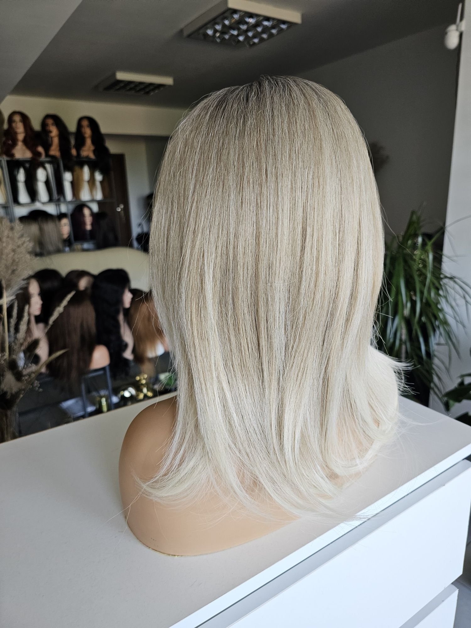 Topper mix blond z odrostem 3D Dagmara efekt push up naturalna fryzura