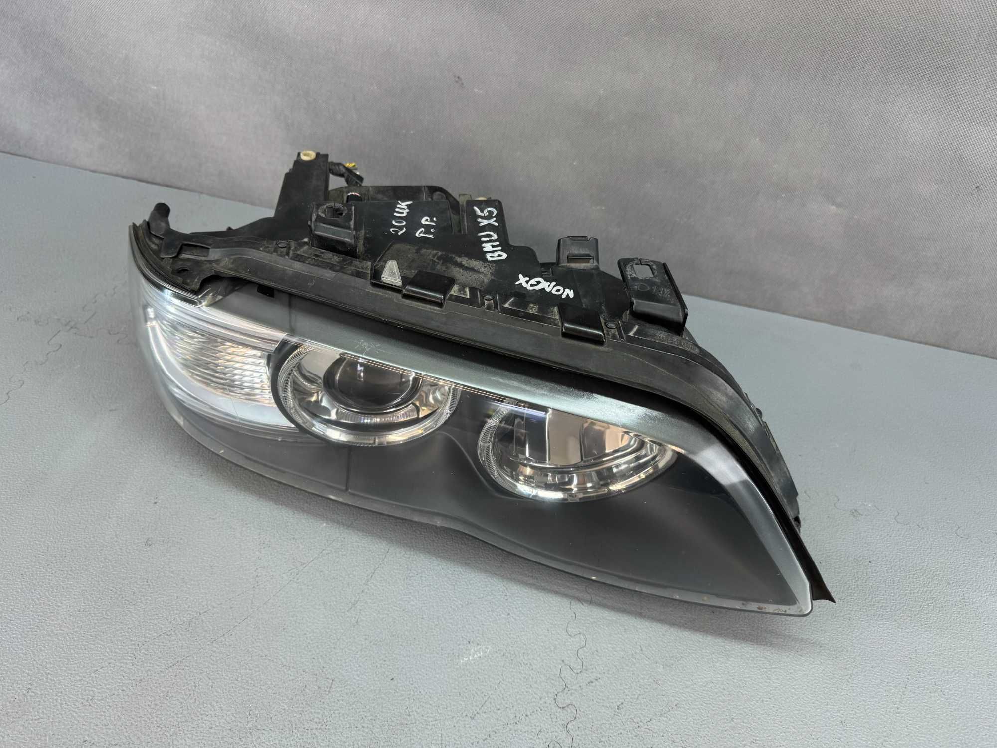 Bmw X5 E53 Lift Lampa Przód Przednia Bi-Xenon Prawa Kompletna EU IGŁA