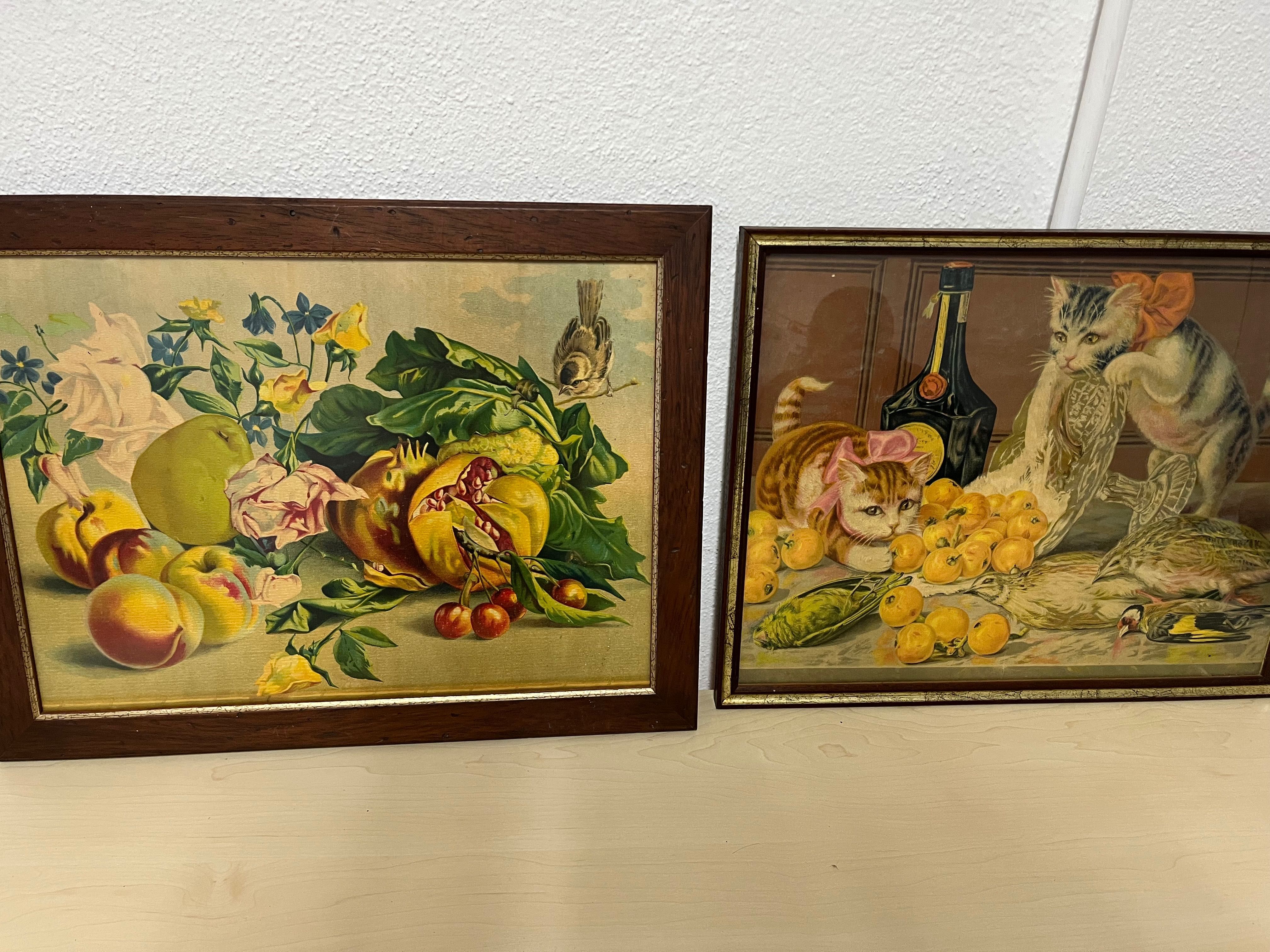 Vendo 4 quadros vintage