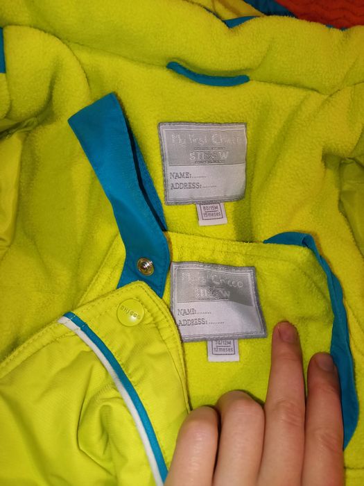 Дитячий зимовий комбінезон Chicco та шапка зимова