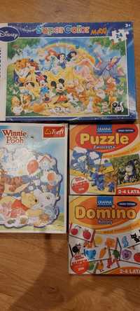 Puzzle 24max ,80, (4,6,9,12) domino  koloryry