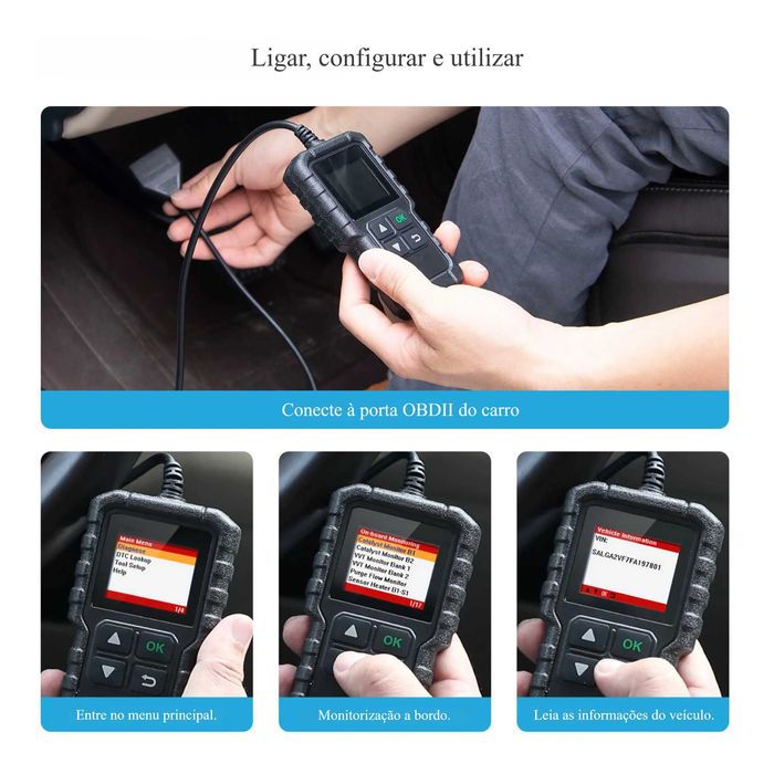 Scanner Automotivo / Diagnóstico Profissional OBD2