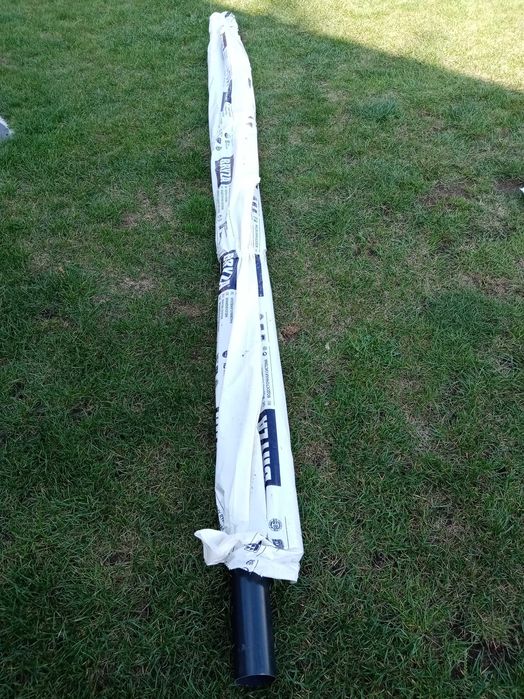 BRYZA PVC RURA SPUSTOWA fi 90 dł. 2 x 4 m GRAFIT nowe