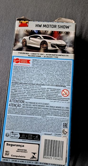 Pack 5 miniaturas hot wheels