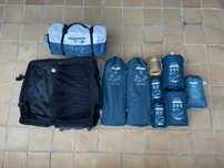 Kit de Campismo – Quechua (Decathlon) + Mala Militar 5.11