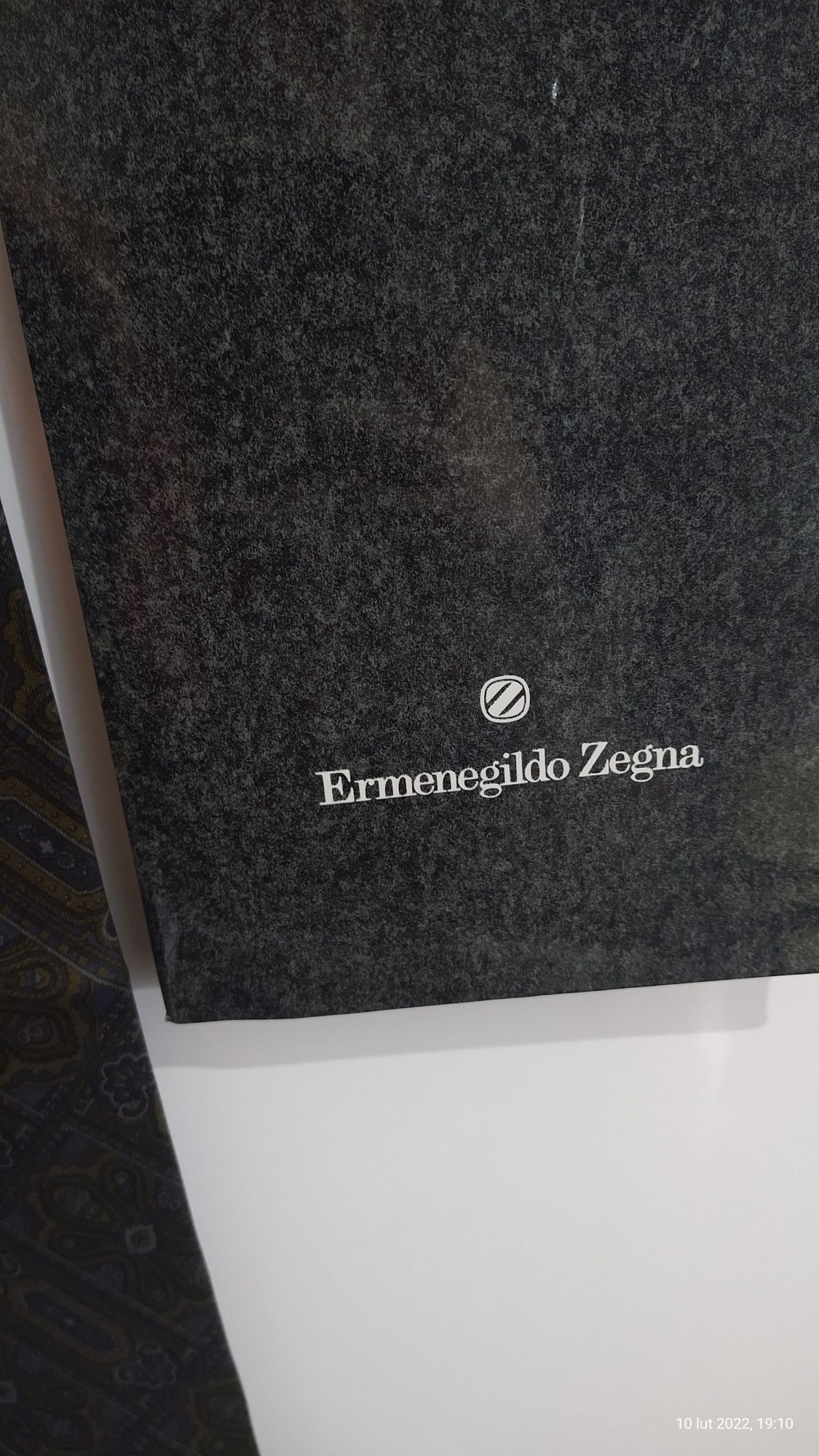 Krawat włoskiej firmy Ermenegildo Zegna