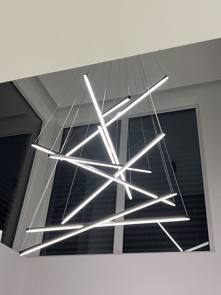 Lampa duza nowoczesna led