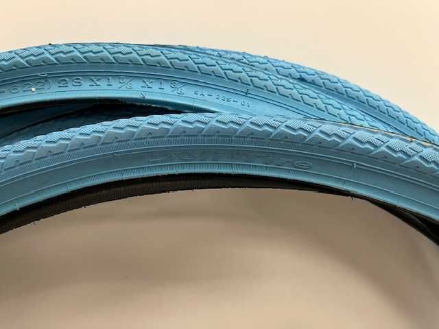 2 x opona rowerowa Deli Tire 28" 700x35c niebieska 2szt.
