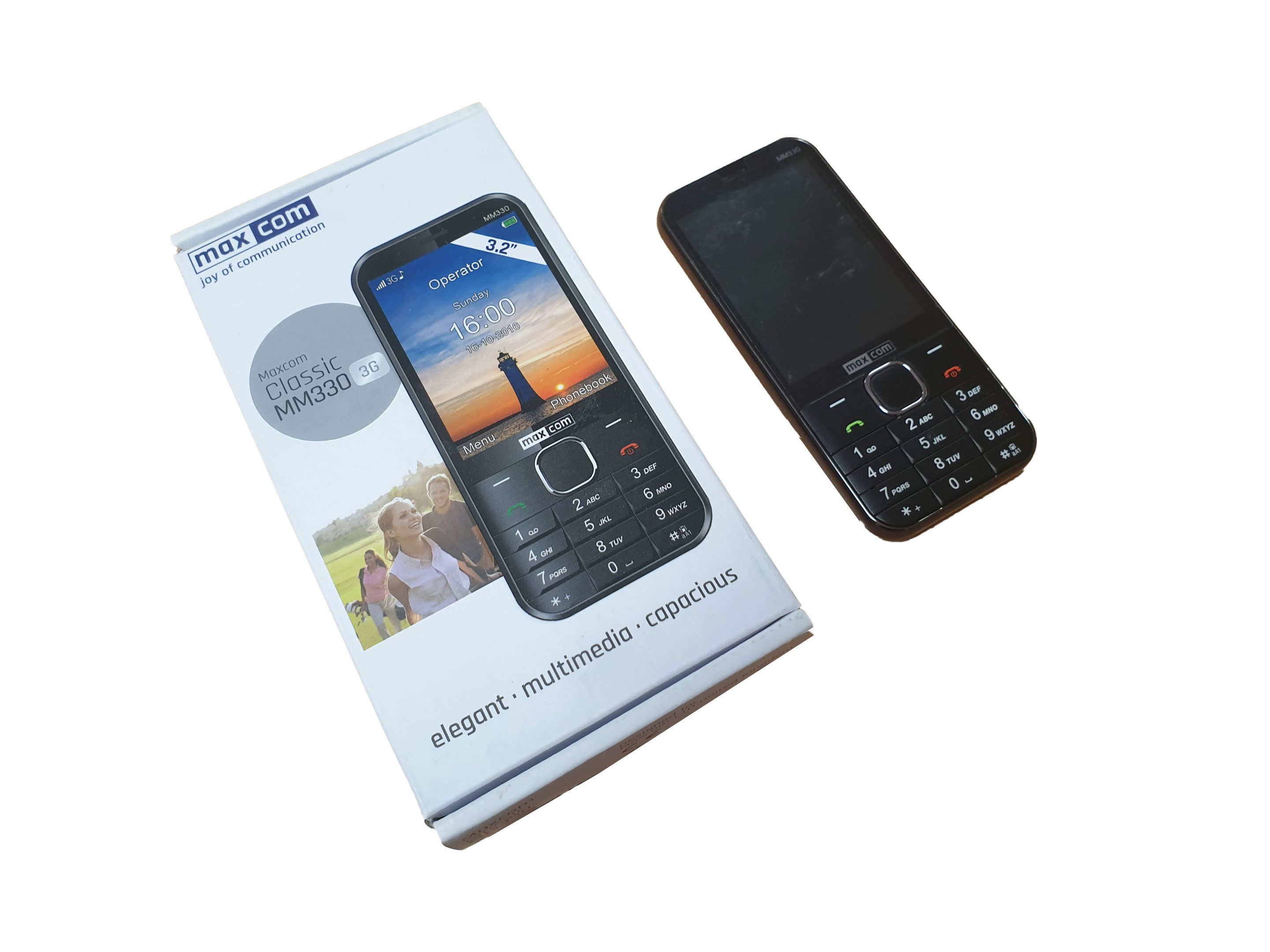 Używany telefon Maxcom Classic MM330 3G czarny 1