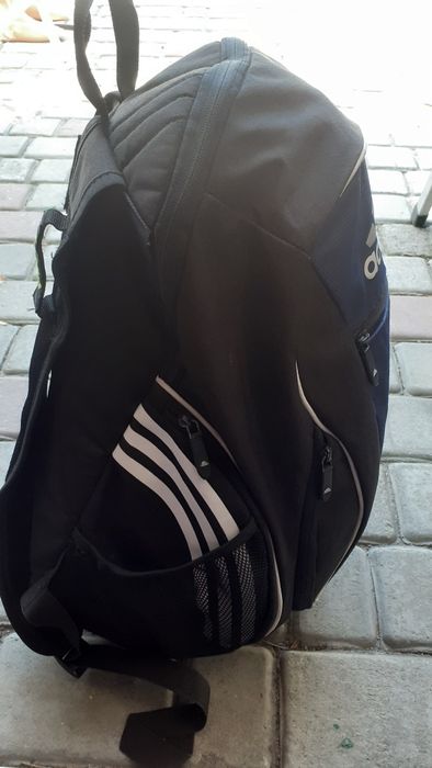 Спортиный рюкзак Adidas.Оригинал 55*30*25смЧерно-синий.35-40L