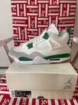 Buty koszykarskie AJ4 retro "biało-zielone" buty męskie i damskie40-45