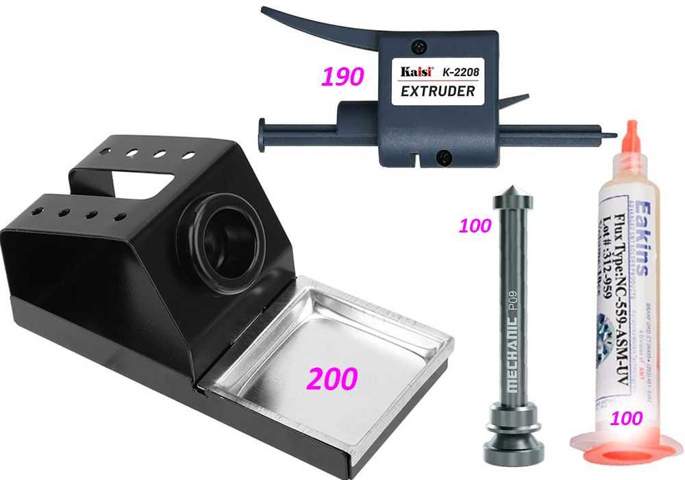 Смарт паяльник HL-1 TypeC DC 96W 24V 4А OLED дисплей металевий корпус