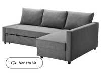 Sofá-cama Ikea usado