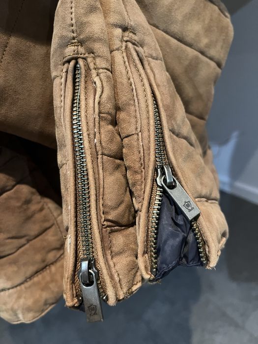 Zamszowa kurtka Massimo Dutti Jesień 2024