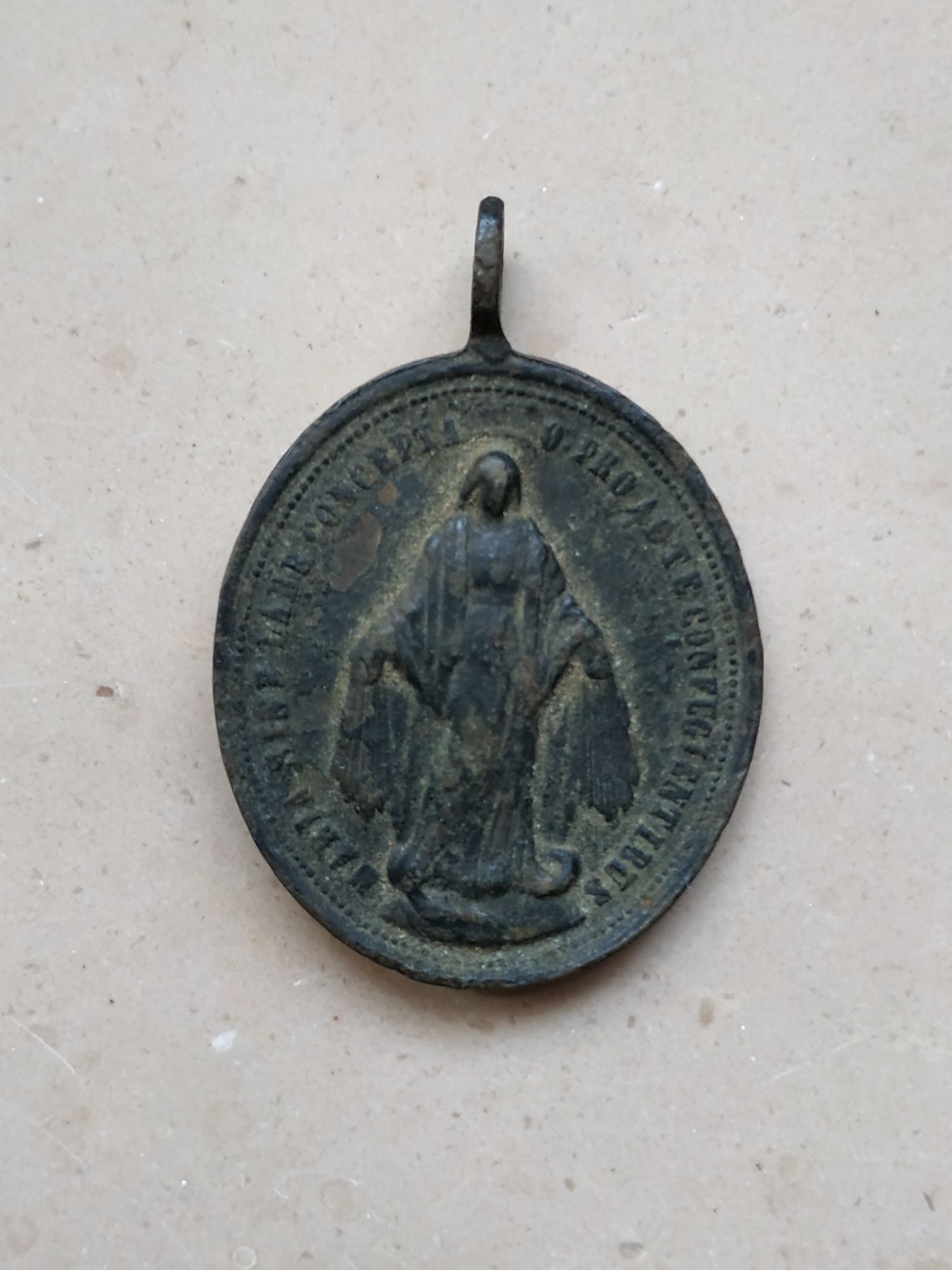 Medalha Religiosa Antiga do Século XVIII