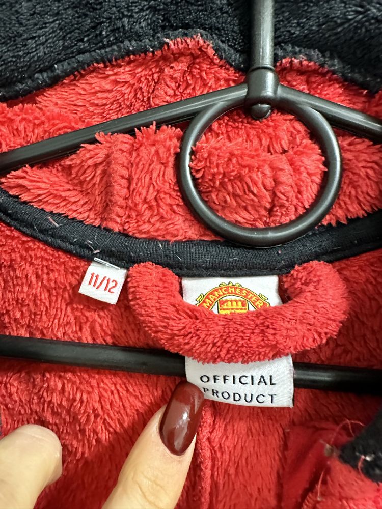 Piżama Manchester United kombinezon przebranie karnawałowe piłkarz